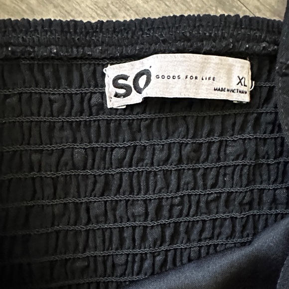 SO Black Textured Midi Dress - Picture 3 of 5